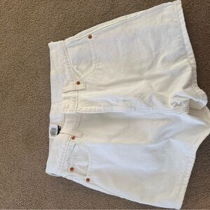 Levi's Women's Classic White Jean Shorts